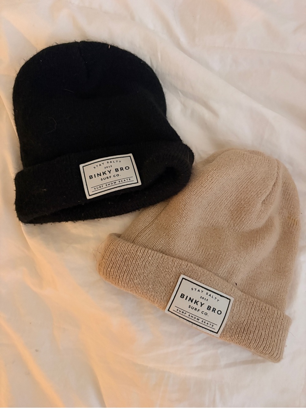 Binky bro infant Beanies - Black & Beige